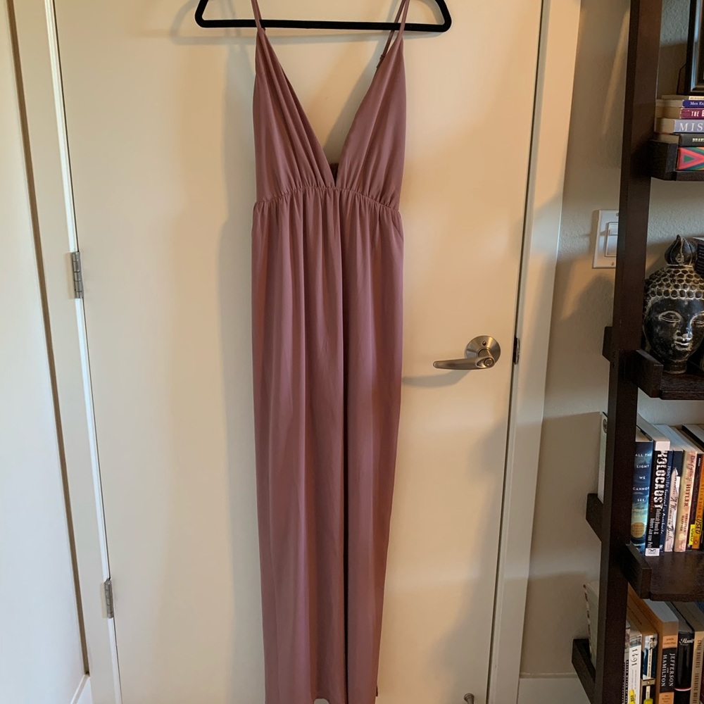 Tobi Plunging Maxi Drees